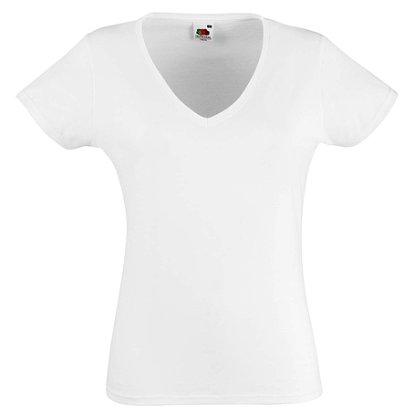 Lady-Fit V Neck V-Weight Tee - rövid ujjú női póló
