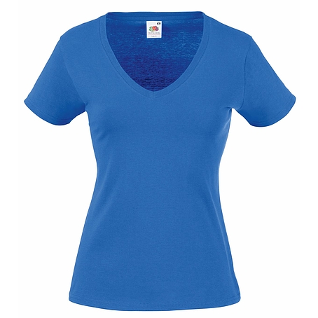 Lady-Fit V Neck V-Weight Tee - rövid ujjú női póló