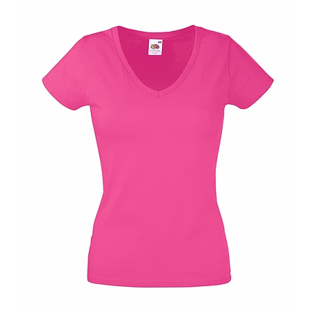 Lady-Fit V Neck V-Weight Tee - rövid ujjú női póló