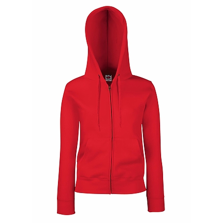 Ladies Zip Thru Hood Swt Jkt - kapucnis, cipzáras női pulóver