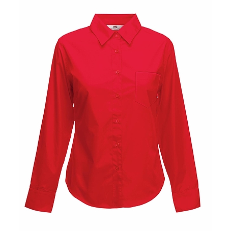 Ladies Poplin Shirt L/S - hosszú ujjú ing