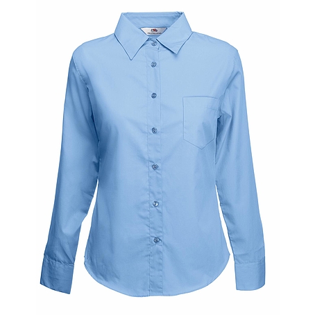 Ladies Poplin Shirt L/S - hosszú ujjú ing