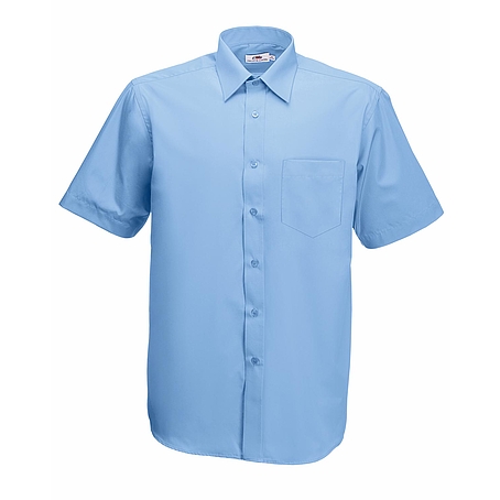 Mens Poplin Shirt S/S - rövid ujjú ing