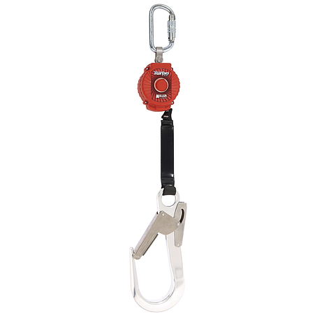 Turbolite zuhanásgátló + akasztóhorog (65 mm) és Twistlock karabiner A