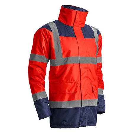 Keta HI-VIS vízhatlan bélelt védőkabát