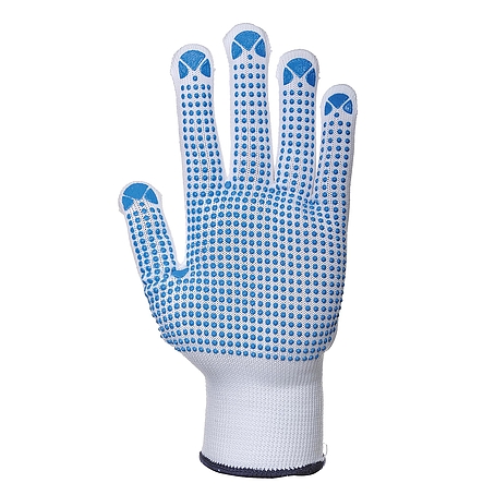 Nylon kesztyű PVC pontozott