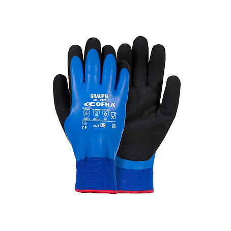 Cofra GRAUPEL vízálló, hideg elleni mártott védőkesztyű