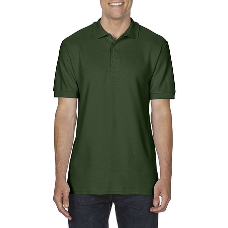 Gildan Premium Classic Fit Double Piqué - rövid ujjú, férfi galléros póló