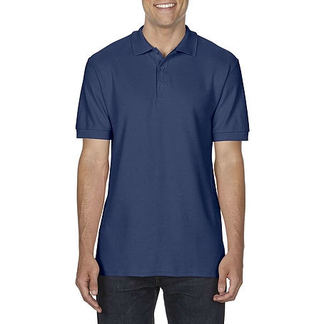 Gildan Premium Classic Fit Double Piqué - rövid ujjú, férfi galléros póló