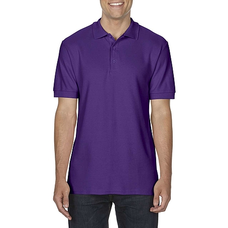 Gildan Premium Classic Fit Double Piqué - rövid ujjú, férfi galléros póló