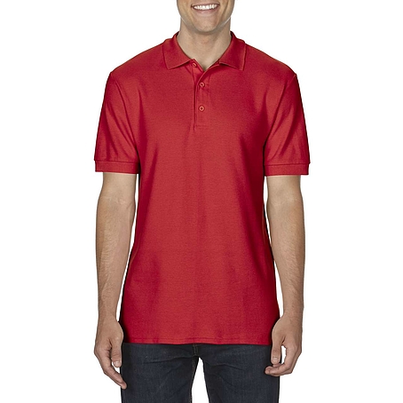 Gildan Premium Classic Fit Double Piqué - rövid ujjú, férfi galléros póló