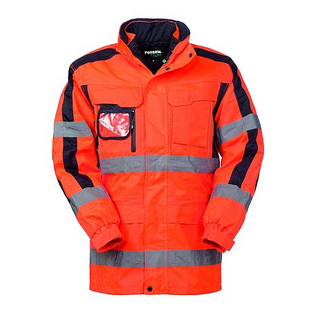 Rossini FRESNEL HI-VIS láthatósági 4 az 1-ben bélelt kabát