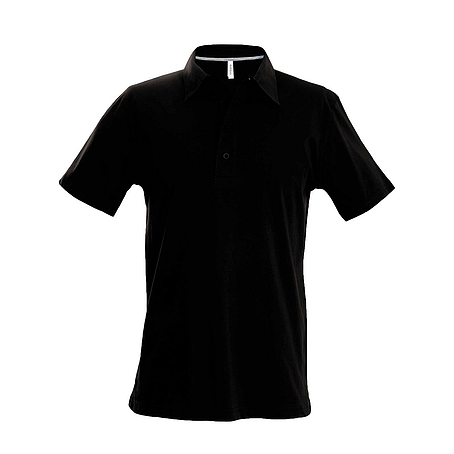 Kariban Pique Polo Shirt - rövid ujjú, férfi galléros póló