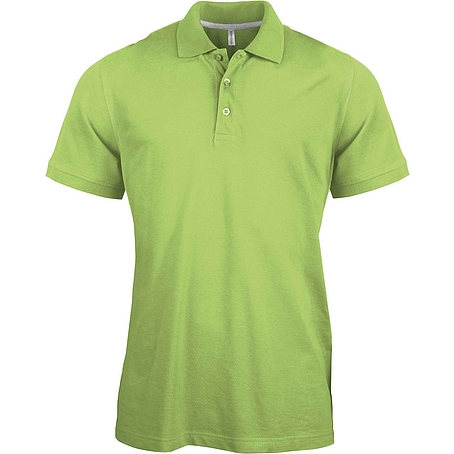 Kariban Pique Polo Shirt - rövid ujjú, férfi galléros póló