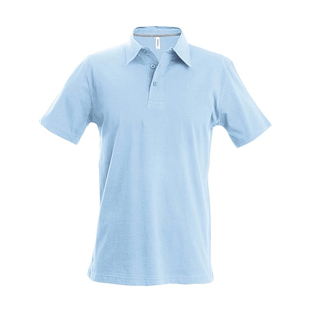 Kariban Pique Polo Shirt - rövid ujjú, férfi galléros póló