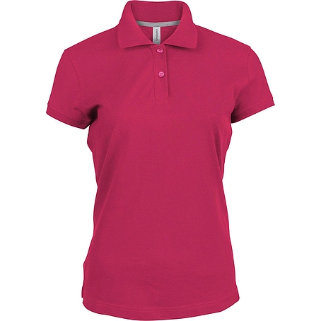 Kariban Pique Polo Shirt - rövid ujjú, női galléros póló