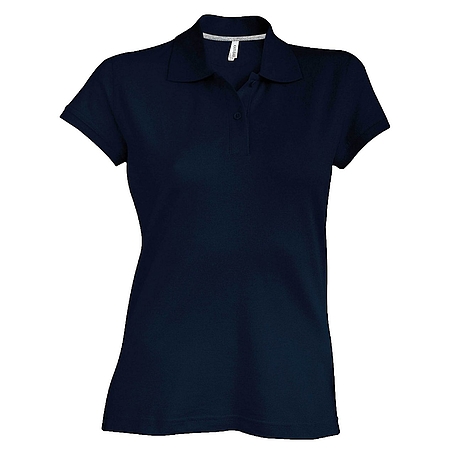 Kariban Pique Polo Shirt - rövid ujjú, női galléros póló