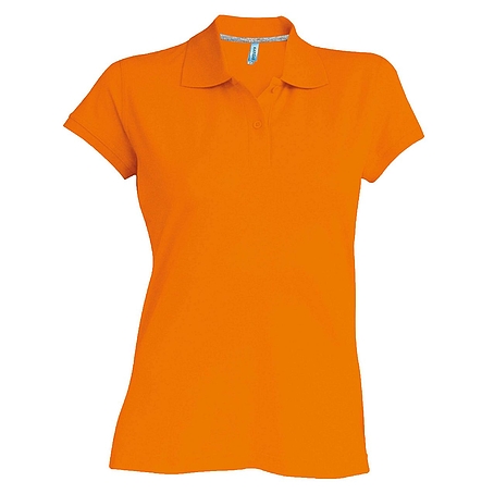 Kariban Pique Polo Shirt - rövid ujjú, női galléros póló