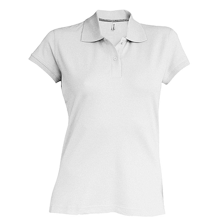 Kariban Pique Polo Shirt - rövid ujjú, női galléros póló