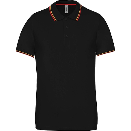 Kariban Short Sleeve Polo Shirt - rövid ujjú, férfi galléros póló