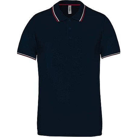 Kariban Short Sleeve Polo Shirt - rövid ujjú, férfi galléros póló