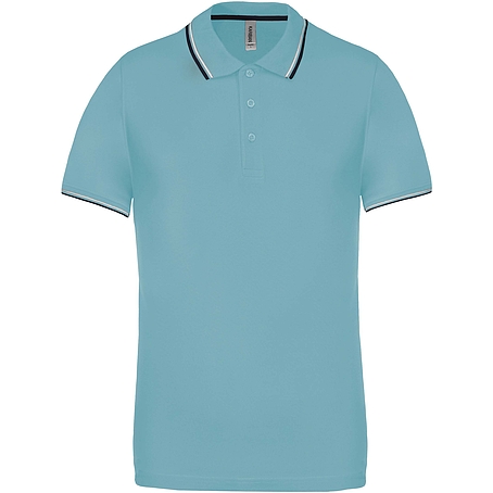 Kariban Short Sleeve Polo Shirt - rövid ujjú, férfi galléros póló