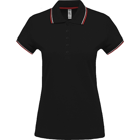 Kariban Ladie s Short Sleeve Polo Shirt - rövid ujjú, női galléros póló