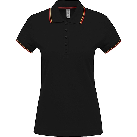 Kariban Ladie s Short Sleeve Polo Shirt - rövid ujjú, női galléros póló