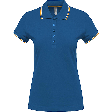 Kariban Ladie s Short Sleeve Polo Shirt - rövid ujjú, női galléros póló