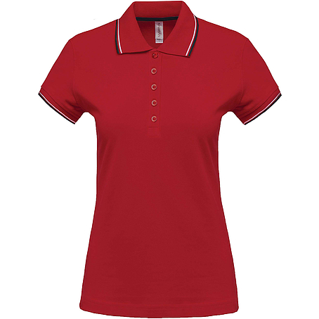 Kariban Ladie s Short Sleeve Polo Shirt - rövid ujjú, női galléros póló