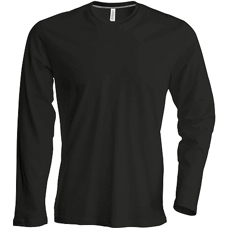 Kariban Long Sleeve Crew Neck - hosszú ujjú, férfi póló