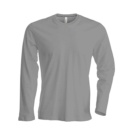 Kariban Long Sleeve Crew Neck - hosszú ujjú, férfi póló