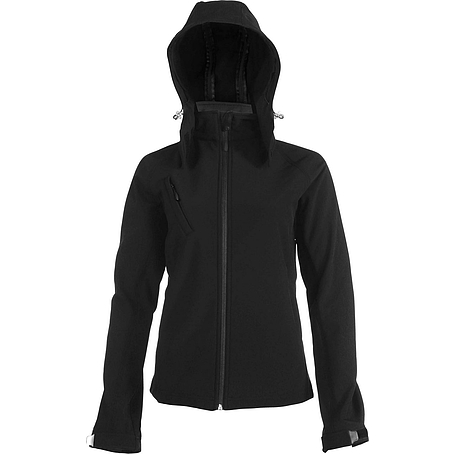 Kariban Softshell Jacket - kapucnis, cipzáras, női dzseki