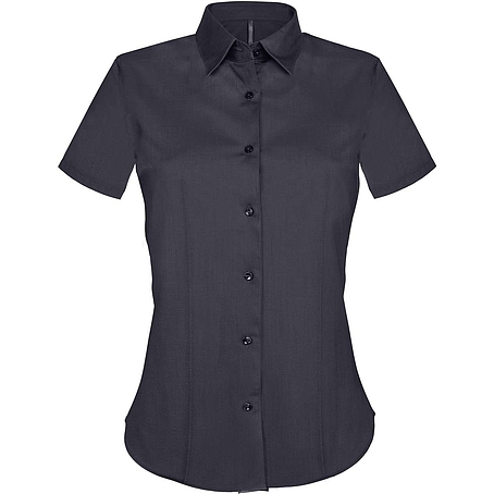 Kariban Stretch Shirt - rövid ujjú, női ing