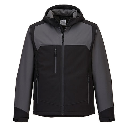 KX3 kapucnis, három rétegű softshell kabát