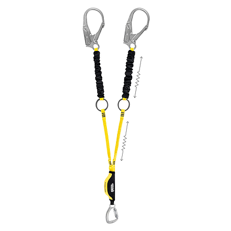 Petzl ABSORBICA-Y TIE-BACK - kikötő kötél, energiaelnyelővel