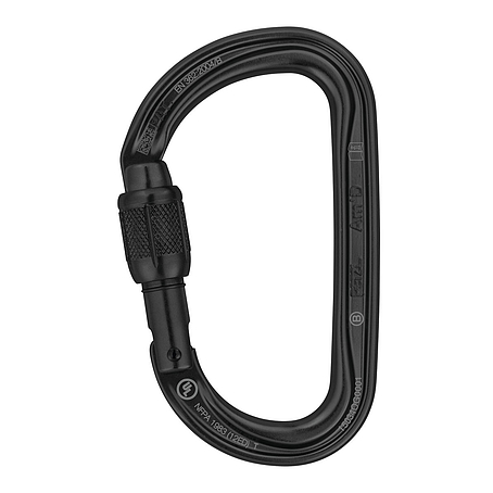 Petzl Am D black SCREW-LOCK - karabíner