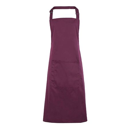 Premier Colours Bib Apron - zsebes felszolgáló kötény