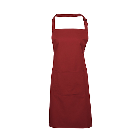 Premier Colours Bib Apron - zsebes felszolgáló kötény