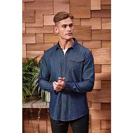 Premier Jeans Stitch - férfi farmer ing