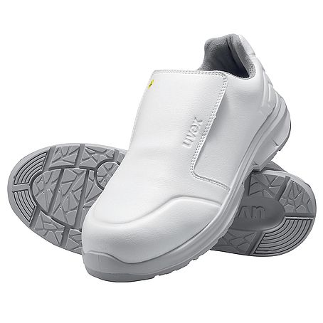 uvex 1 sport hygiene PU S2 ESD - fehér félcipő (pánt nélkül)