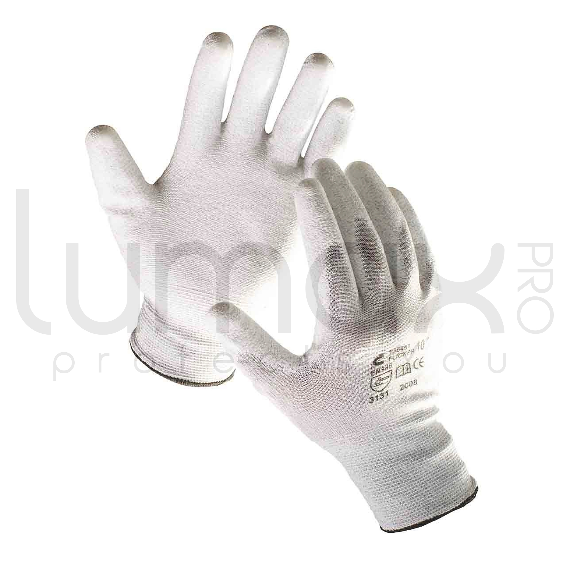 FLICKER kötött nylon, kesztyű PU AS