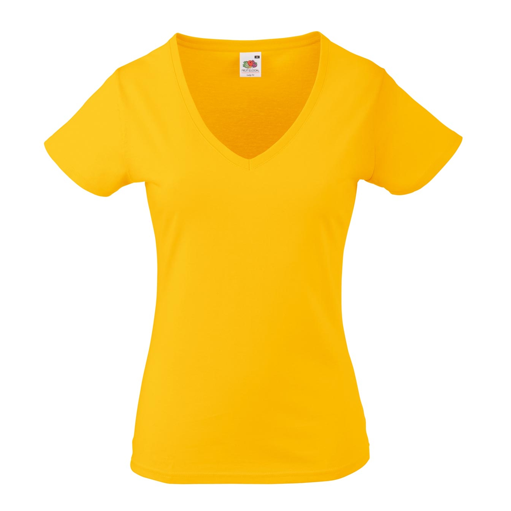 Lady-Fit V Neck V-Weight Tee - rövid ujjú női póló