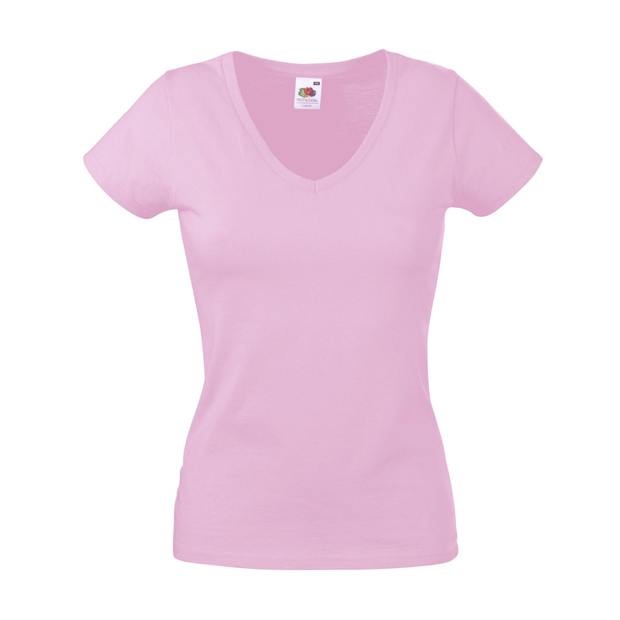 Lady-Fit V Neck V-Weight Tee - rövid ujjú női póló