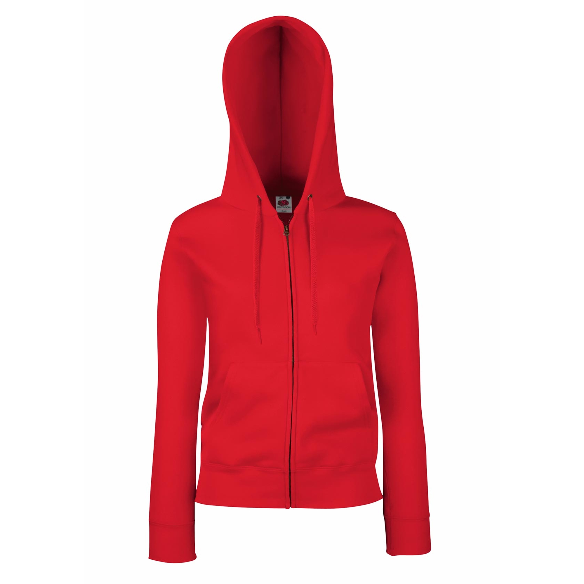 Ladies Zip Thru Hood Swt Jkt - kapucnis, cipzáras női pulóver