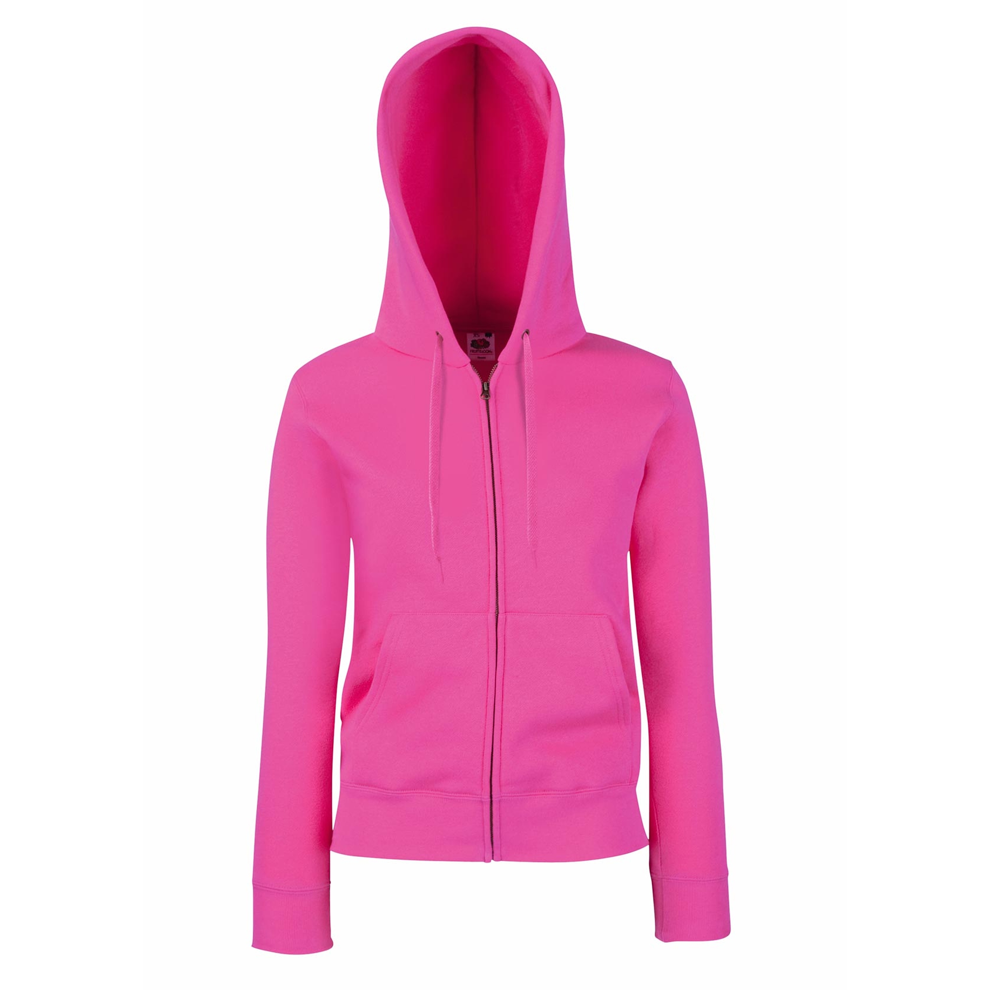 Ladies Zip Thru Hood Swt Jkt - kapucnis, cipzáras női pulóver