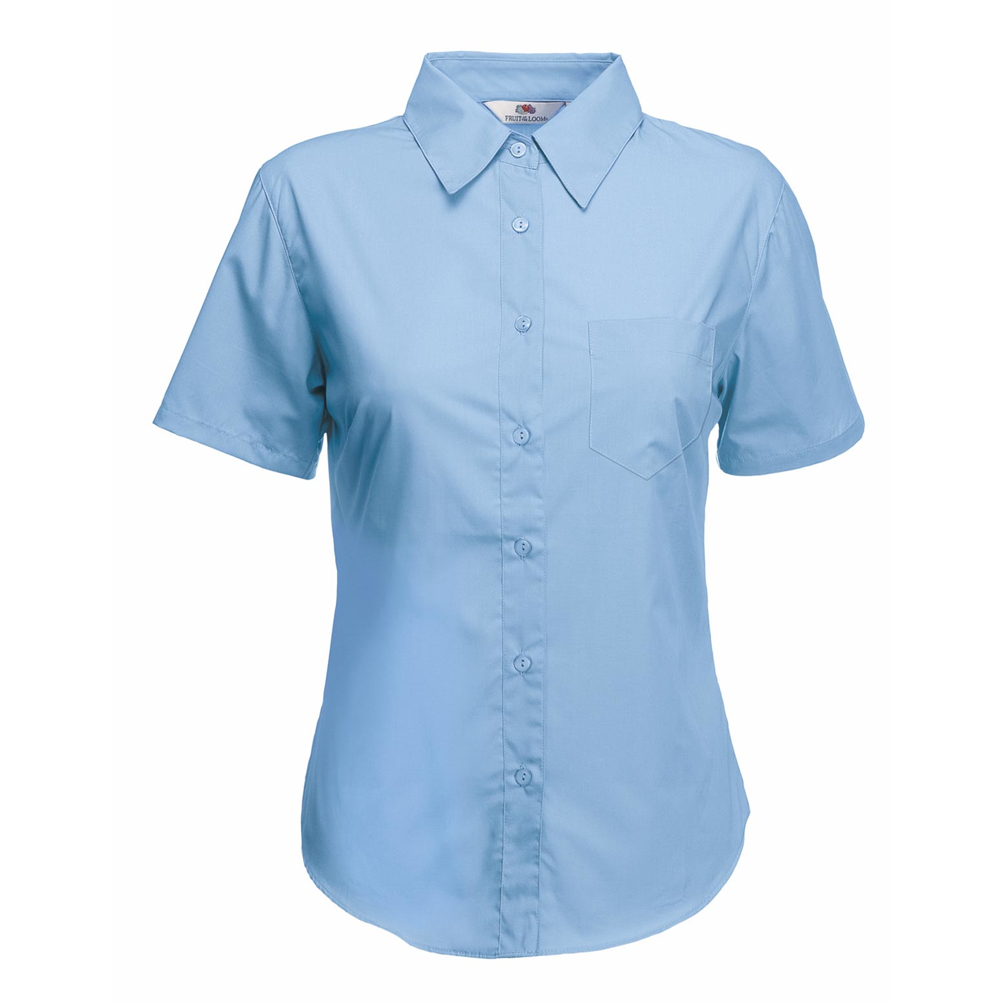 Ladies Poplin Shirt S/S - rövid ujjú ing