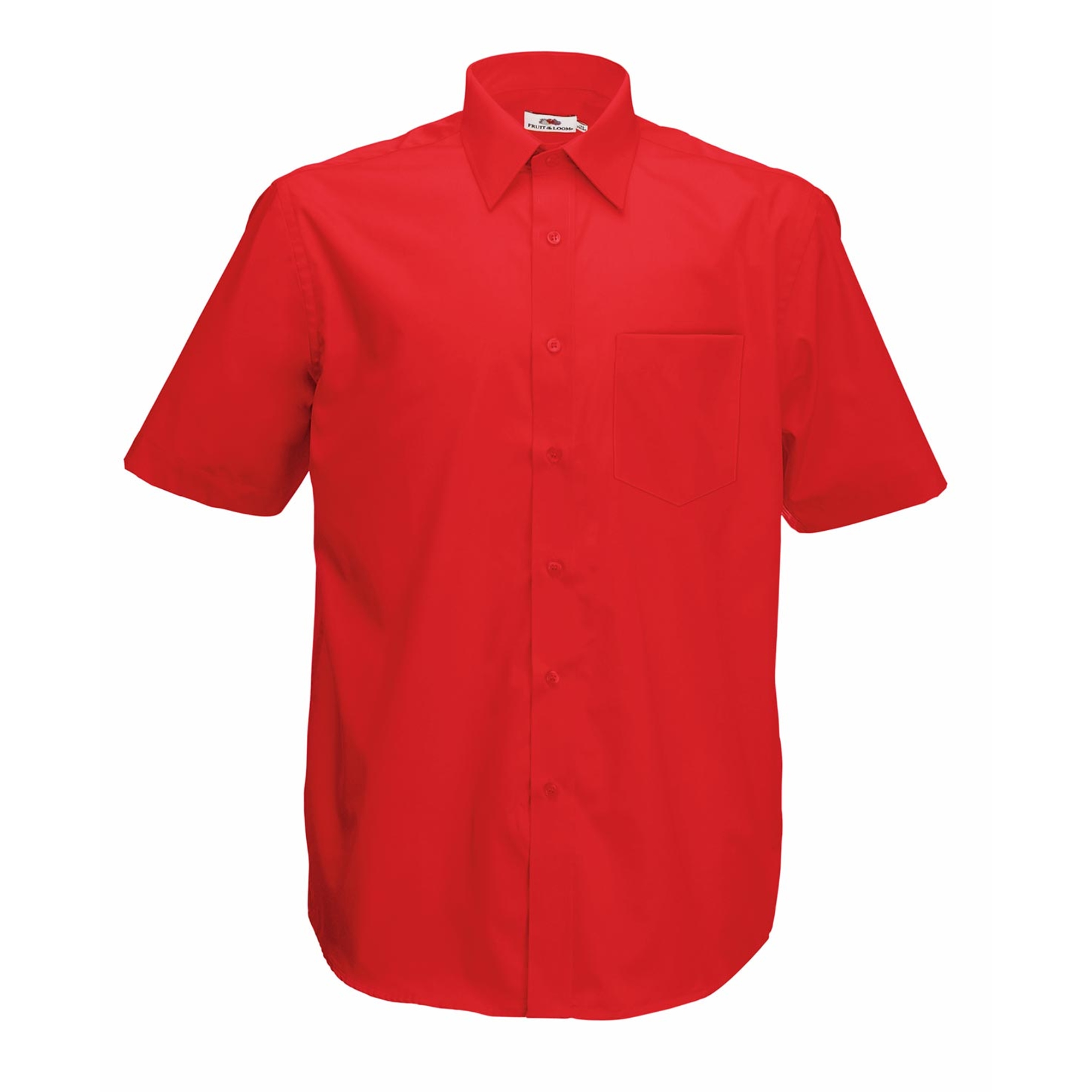 Mens Poplin Shirt S/S - rövid ujjú ing