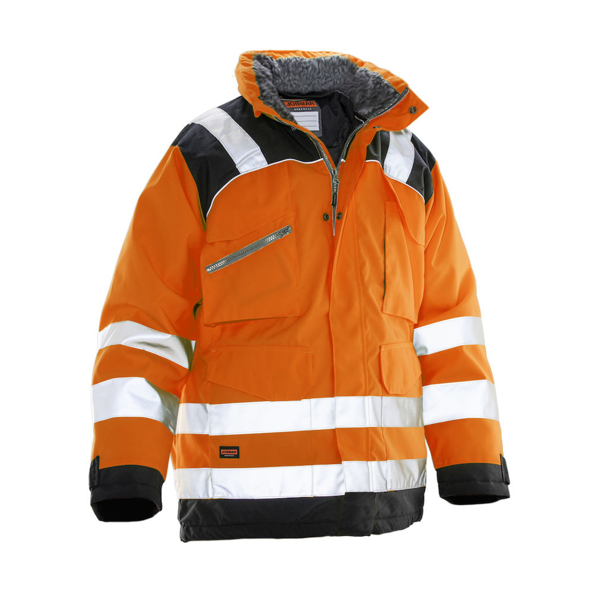 Jobman 1236 - Bélelt, télikabát HI-VIS