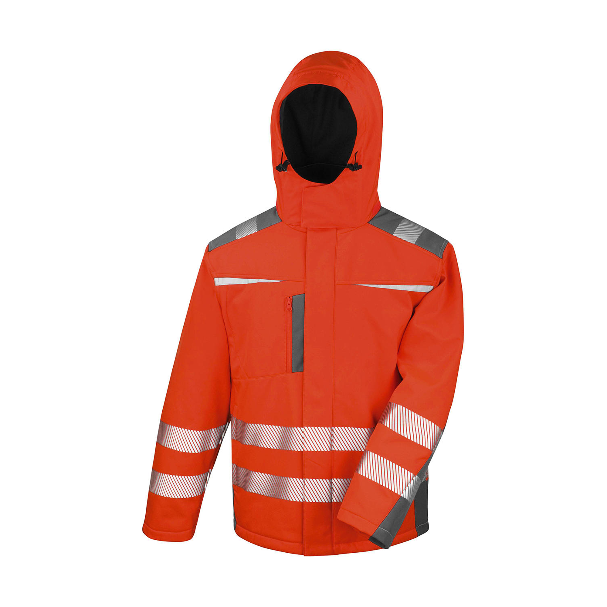 Result Dynamic SoftShell - bélelt, HI-VIS kabát